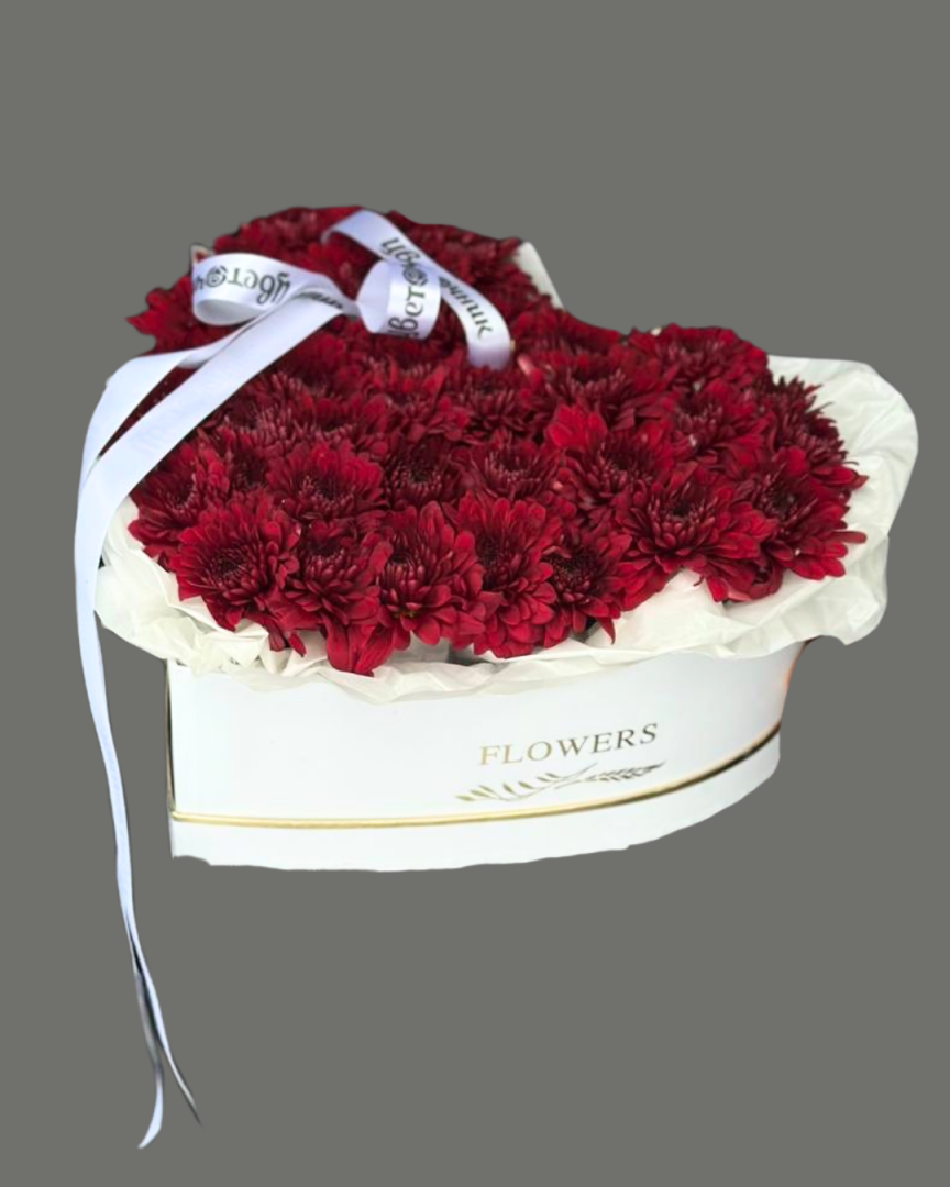 картинка Сердце в белой коробке